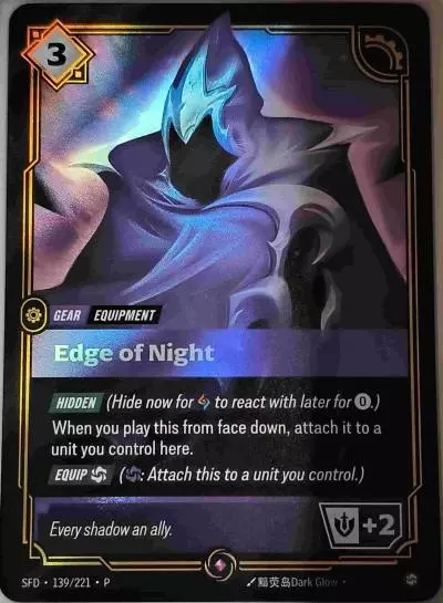 Edge of Night - SFD-139-p - Promotional Cards - Riftbound card